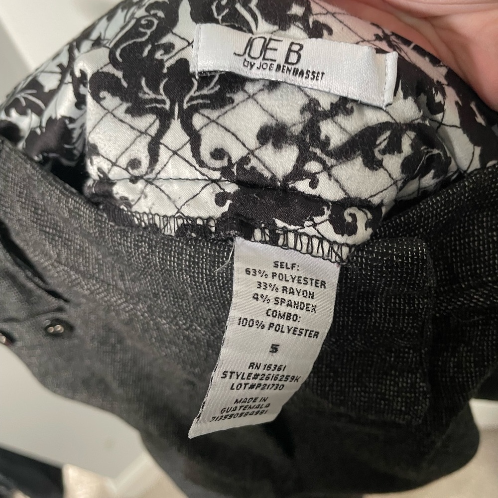 Joe Benbasset Charcoal Flare Pants EUC - Picture 4 of 4